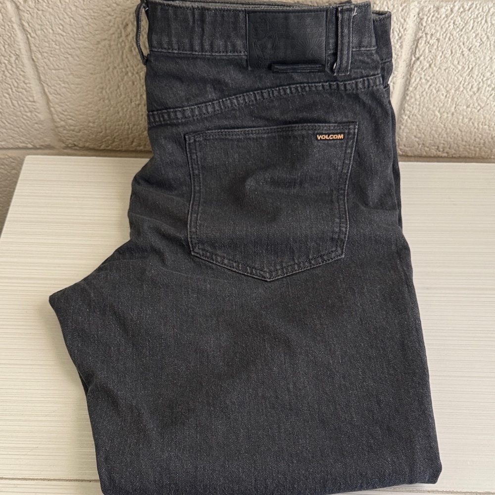Volcom Men's Charcoal Slim Jeans